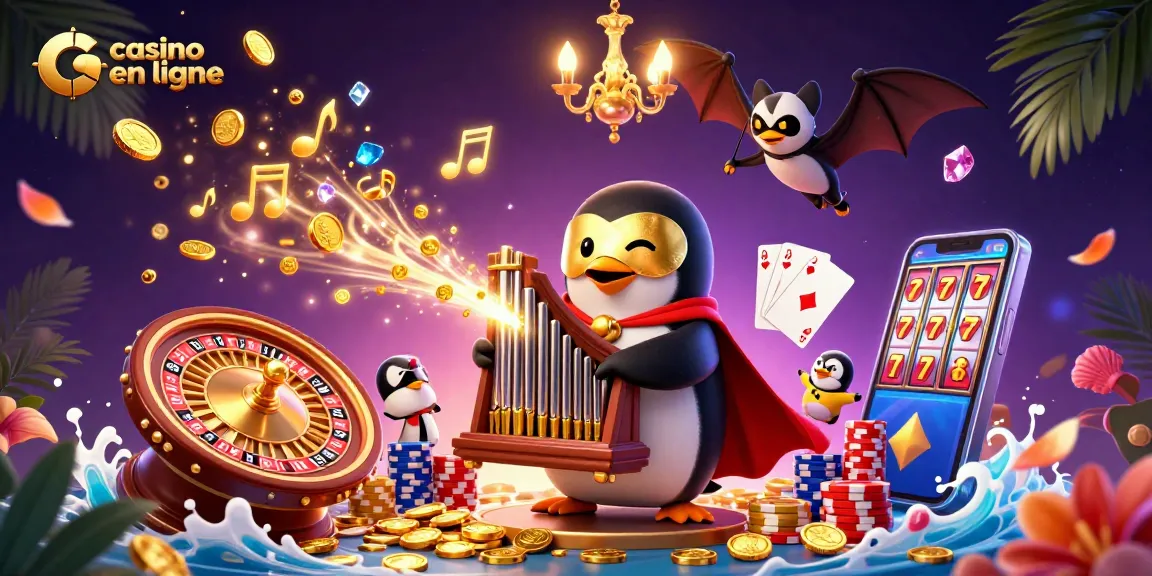 Plongez dans l'univers des jeux avec le casino en ligne animé par des personnages captivants et des éléments riches.