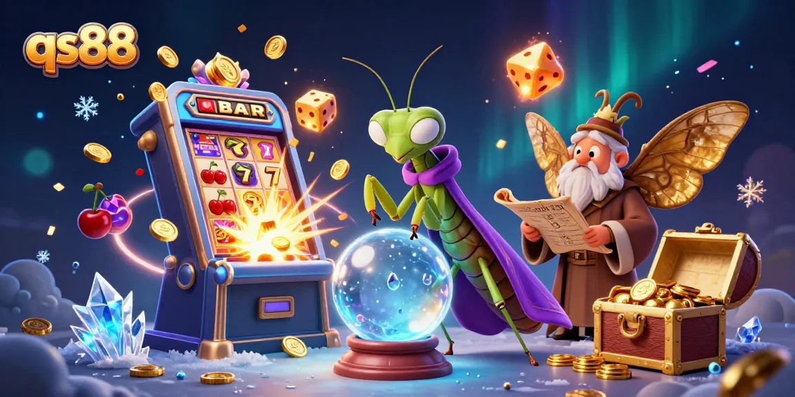 Experience thrilling jackpots at qs88 with a scene of fortune tellers and dynamic casino elements