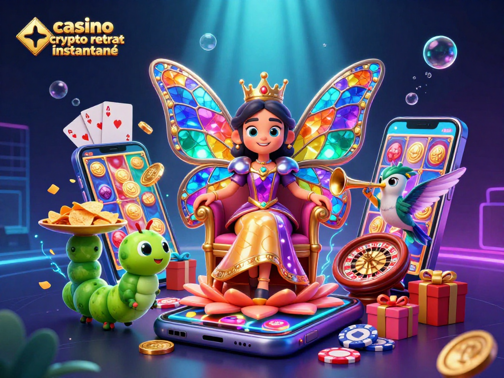 Retirez vos gains rapidement avec casino crypto retrait instantané dans ce royaume ludique 3D coloré.