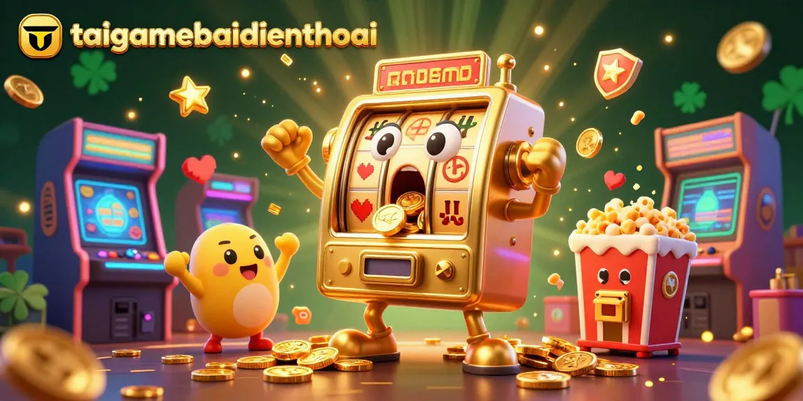 Experience the thrill of taigamebaidienthoai with a stunning 3D slot machine jackpot scene.