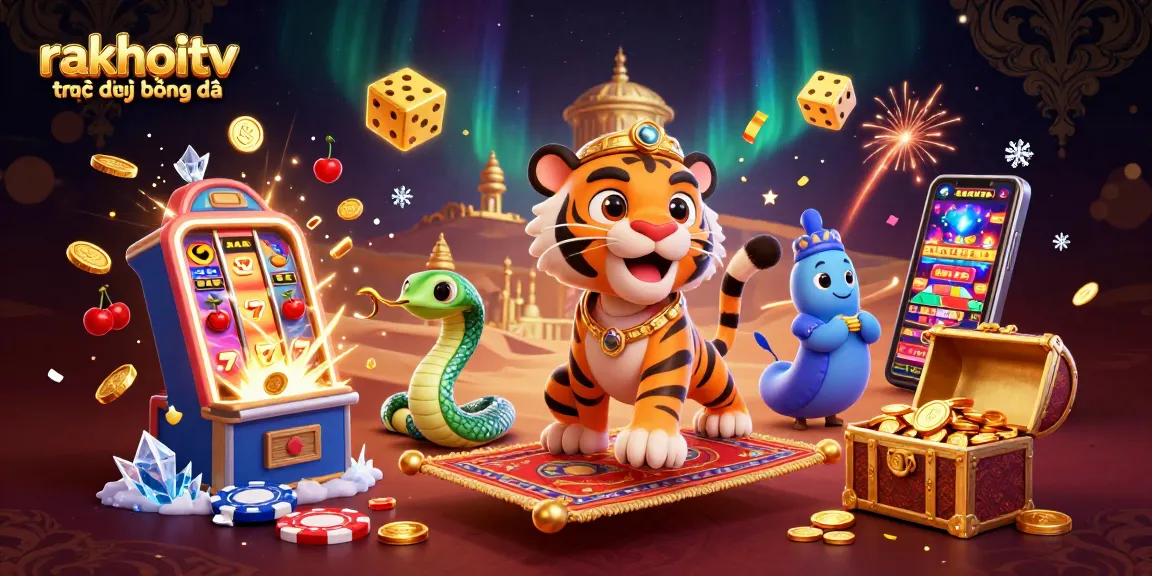 Experience rakhoitv trực tiếp bóng đá with exciting gaming action, dynamic slot machine, and rich visuals.