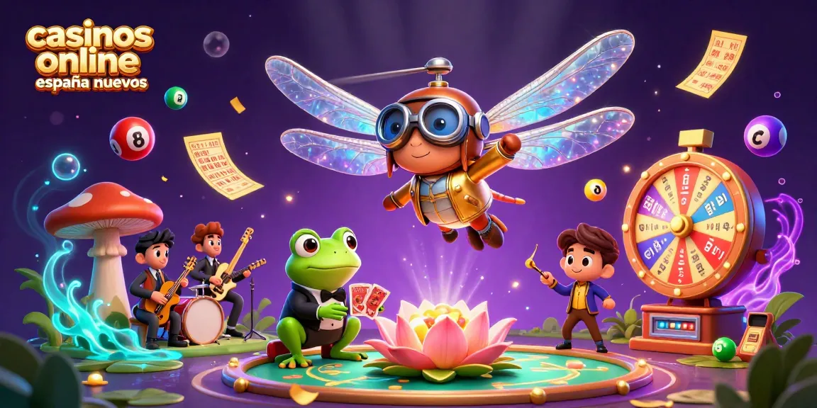 Disfruta de los casinos online España nuevos con las aventuras del piloto dragón y la diversión del croupier rana.