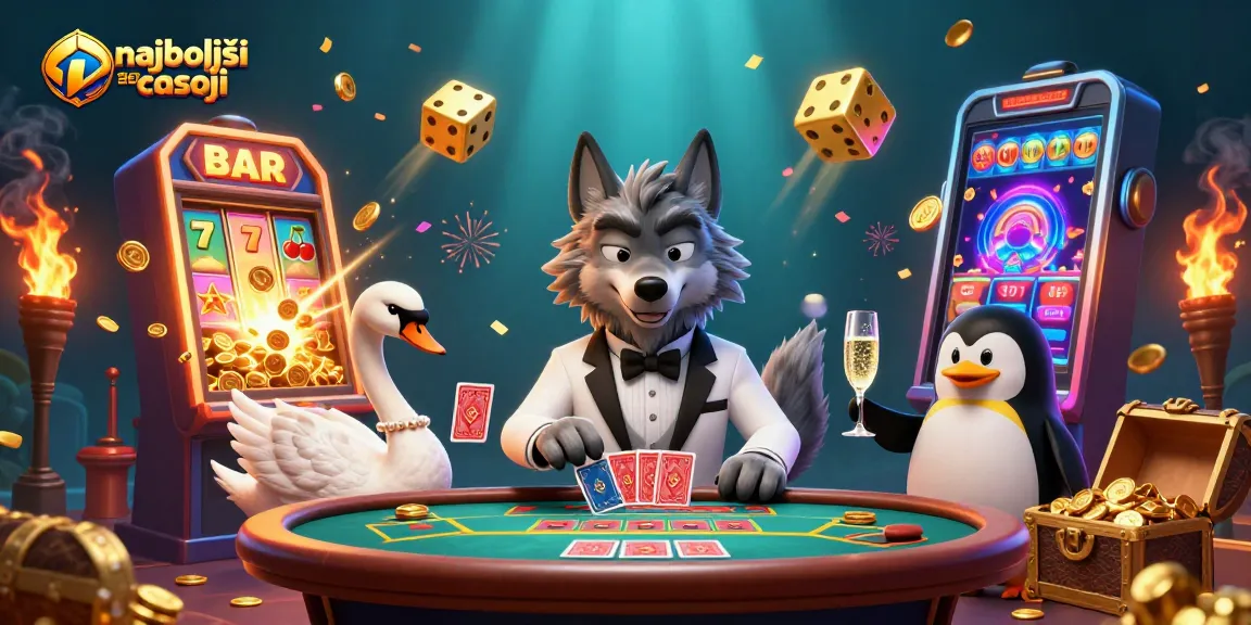 Najboljši spletni casinoji se zabavajo ob tem, ko si delijo karte in šampanjec.